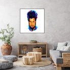 Wayne Static by Ilya Shapko on GIANT ART - blue digital drawing