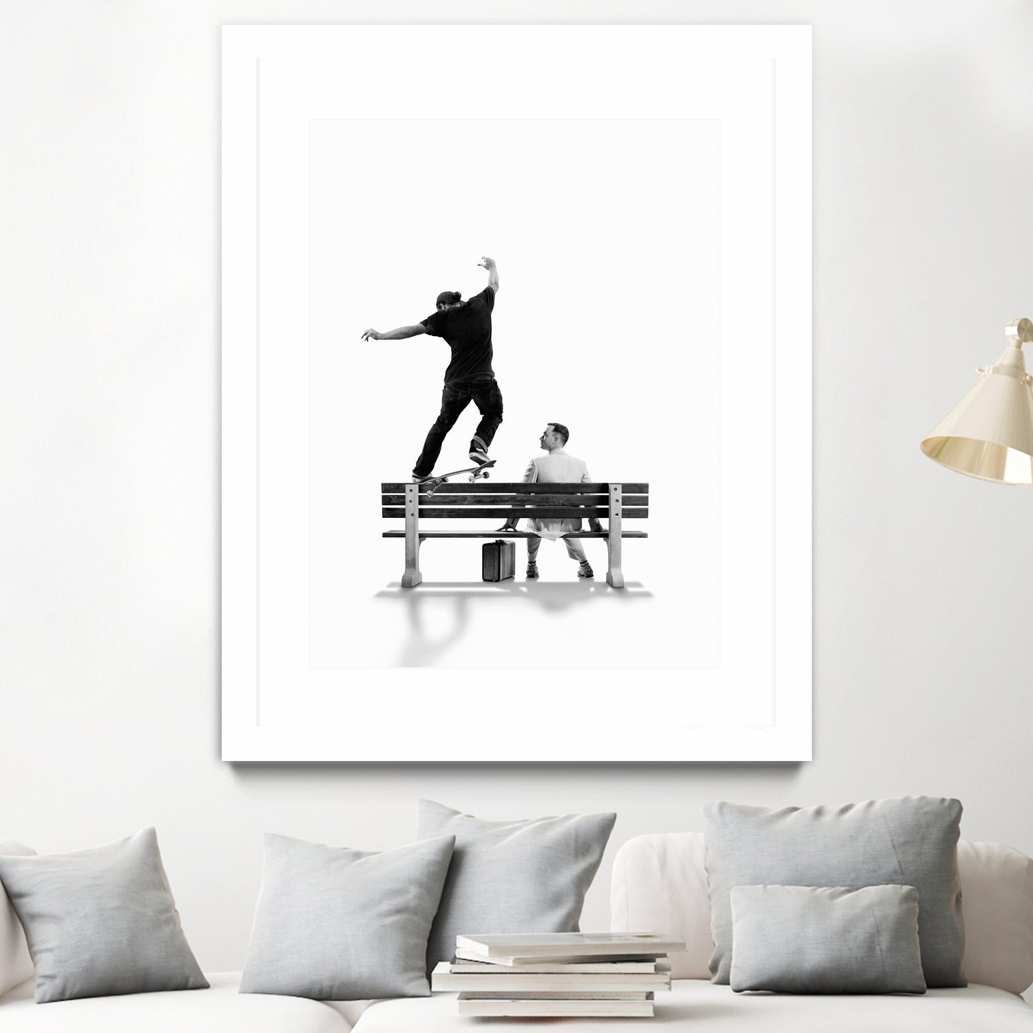 Forrest Gump - BS Crooked by Willian Sanfer on GIANT ART - white photo manipulation