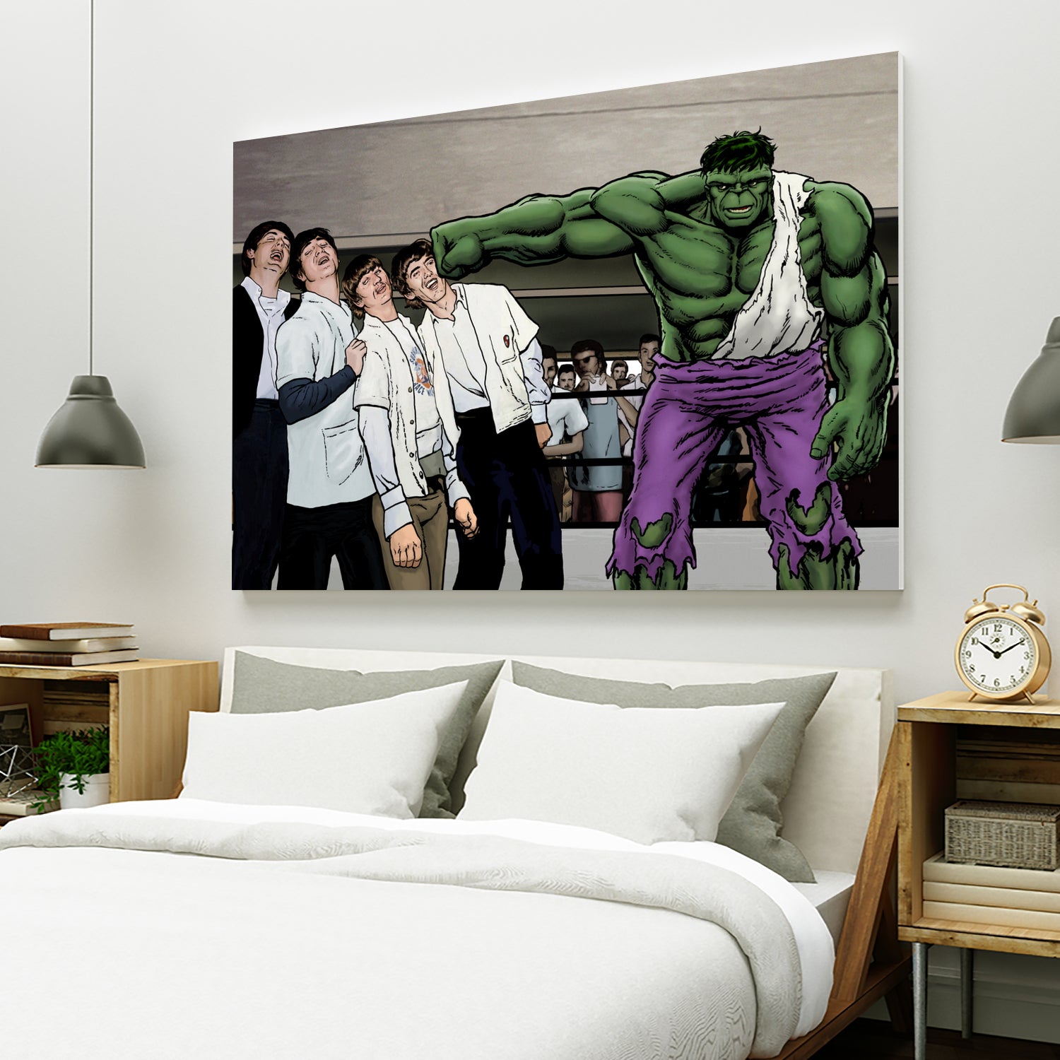 It's A Knockout! by Dan Avenell on GIANT ART - green digital painting