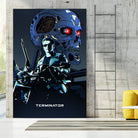 Terminator by Nikita Abakumov on GIANT ART - blue digital painting