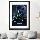 Terminator by Nikita Abakumov on GIANT ART - blue digital painting