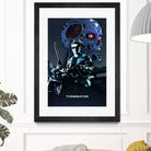 Terminator by Nikita Abakumov on GIANT ART - blue digital painting