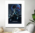 Terminator by Nikita Abakumov on GIANT ART - blue digital painting