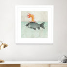 Periscope goldfish by Vin Zzep on GIANT ART - white digital painting