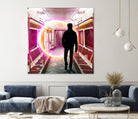 SUBWAY CAR 01 by Vin Zzep on GIANT ART - white digital painting