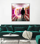 SUBWAY CAR 01 by Vin Zzep on GIANT ART - white digital painting