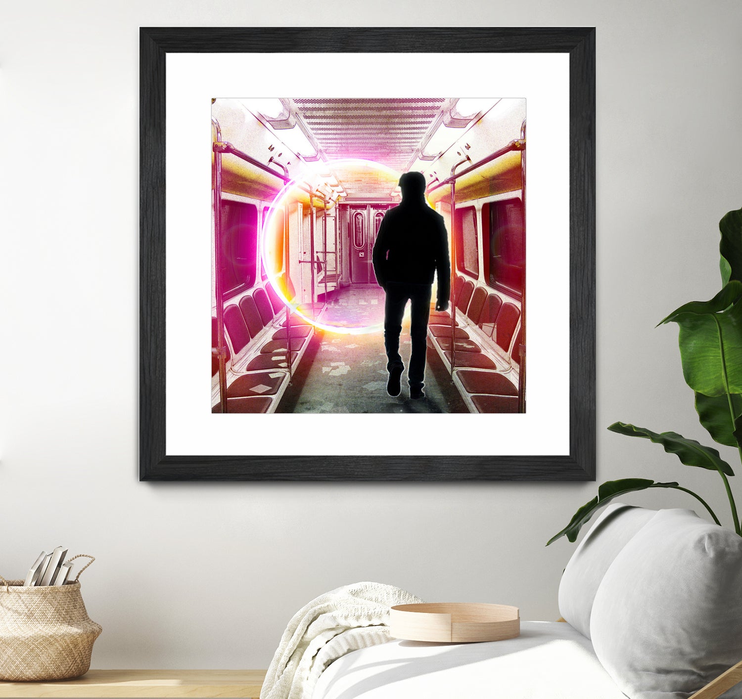 SUBWAY CAR 01 by Vin Zzep on GIANT ART - white digital painting