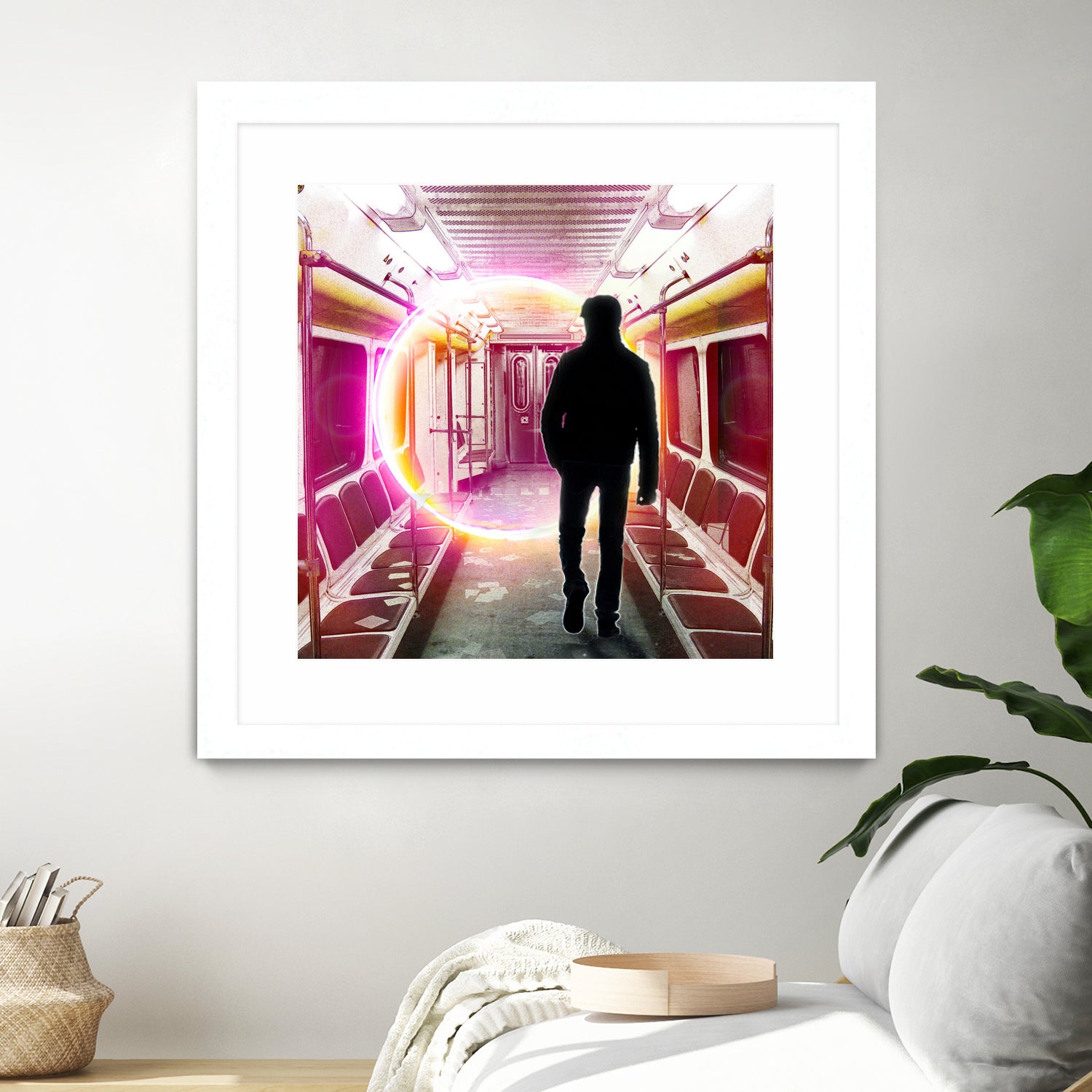 SUBWAY CAR 01 by Vin Zzep on GIANT ART - white digital painting