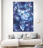 Ursa Major and Ursa Minor by Cristiana Palestini on GIANT ART - blue cartooning