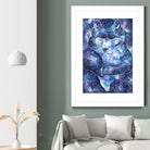 Ursa Major and Ursa Minor by Cristiana Palestini on GIANT ART - blue cartooning