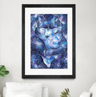 Ursa Major and Ursa Minor by Cristiana Palestini on GIANT ART - blue cartooning