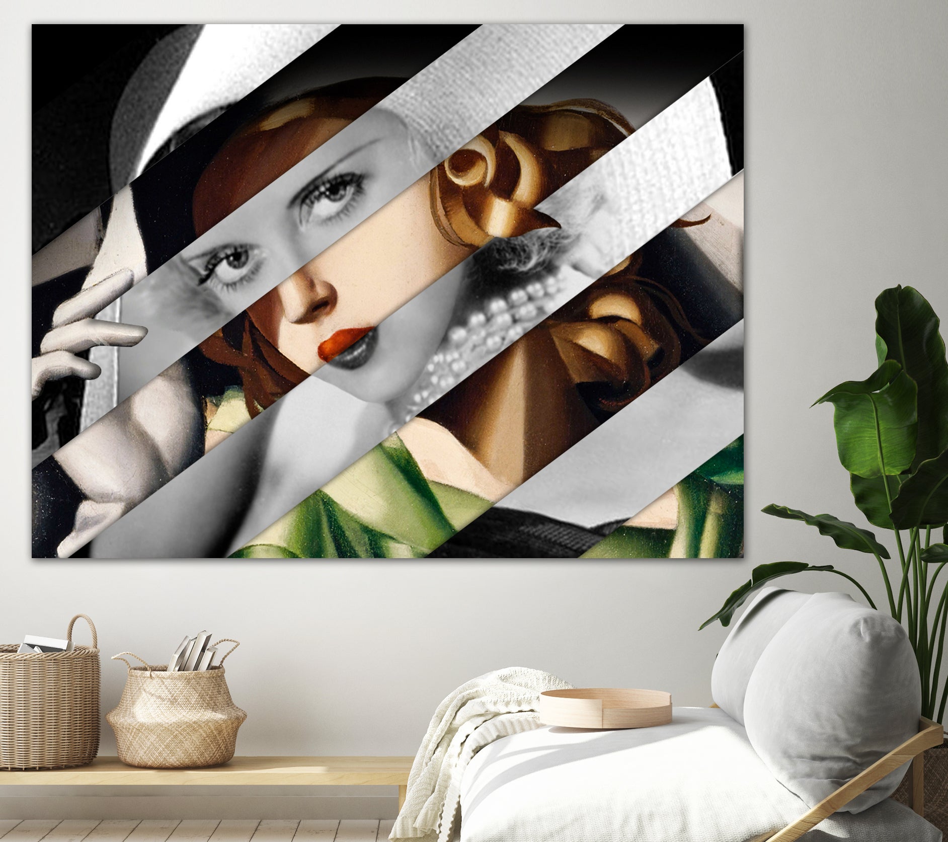 Tamara De Lempicka & Bette Davis by Luigi Tarini on GIANT ART - gray photo manipulation