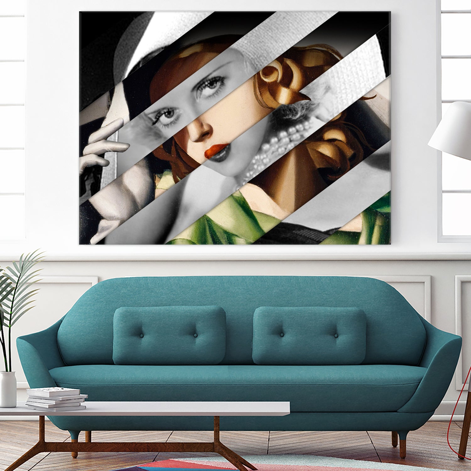 Tamara De Lempicka & Bette Davis by Luigi Tarini on GIANT ART - gray photo manipulation