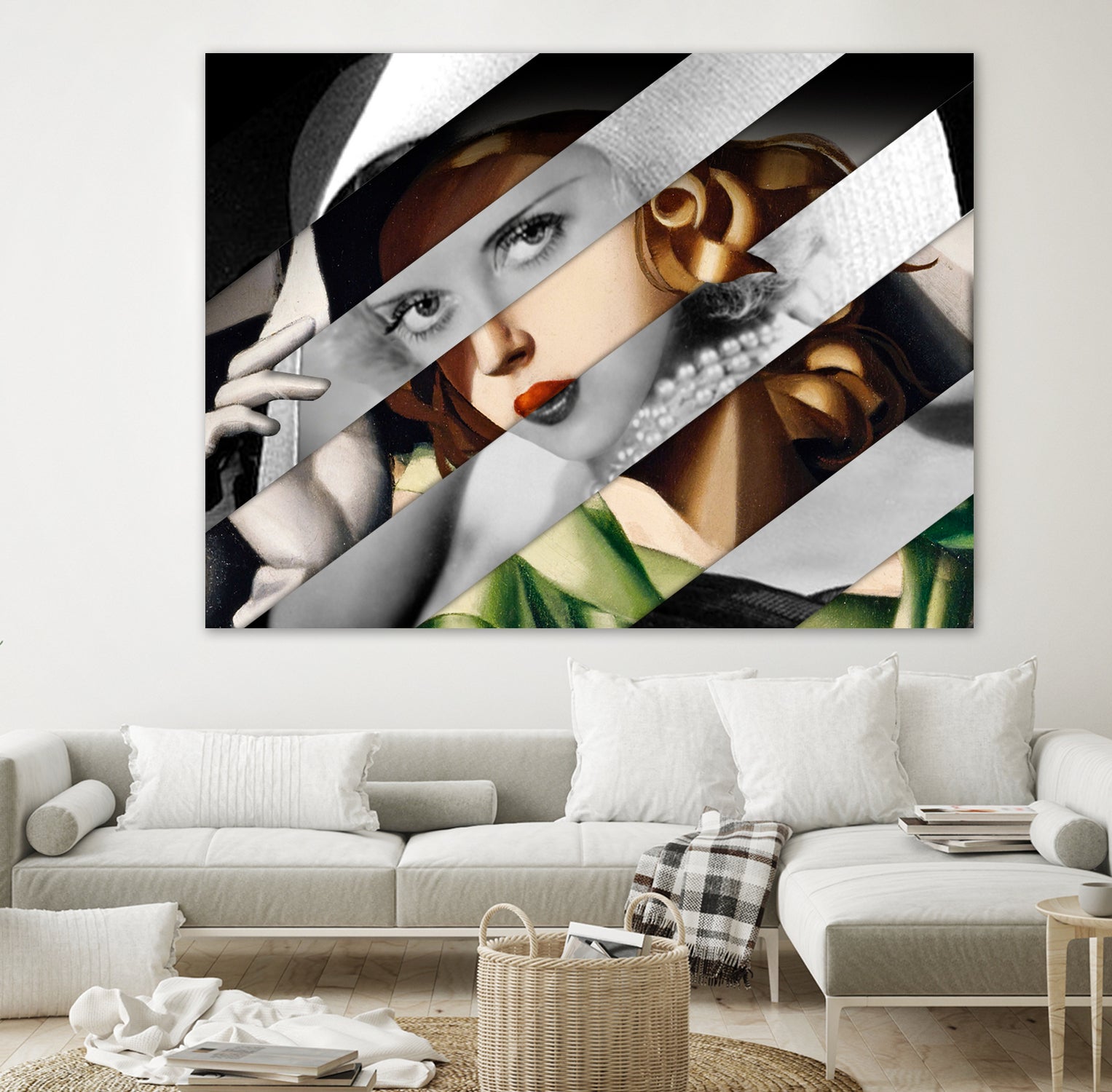 Tamara De Lempicka & Bette Davis by Luigi Tarini on GIANT ART - gray photo manipulation