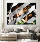 Tamara De Lempicka & Bette Davis by Luigi Tarini on GIANT ART - gray photo manipulation