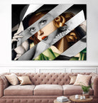 Tamara De Lempicka & Bette Davis by Luigi Tarini on GIANT ART - gray photo manipulation