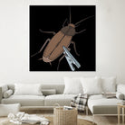 Roach-Clip by Proper Ganders on GIANT ART - brown vector illustration