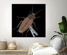 Roach-Clip by Proper Ganders on GIANT ART - brown vector illustration