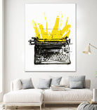 Typewriter by Christopher Paul on GIANT ART - black digital drawing