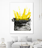 Typewriter by Christopher Paul on GIANT ART - black digital drawing