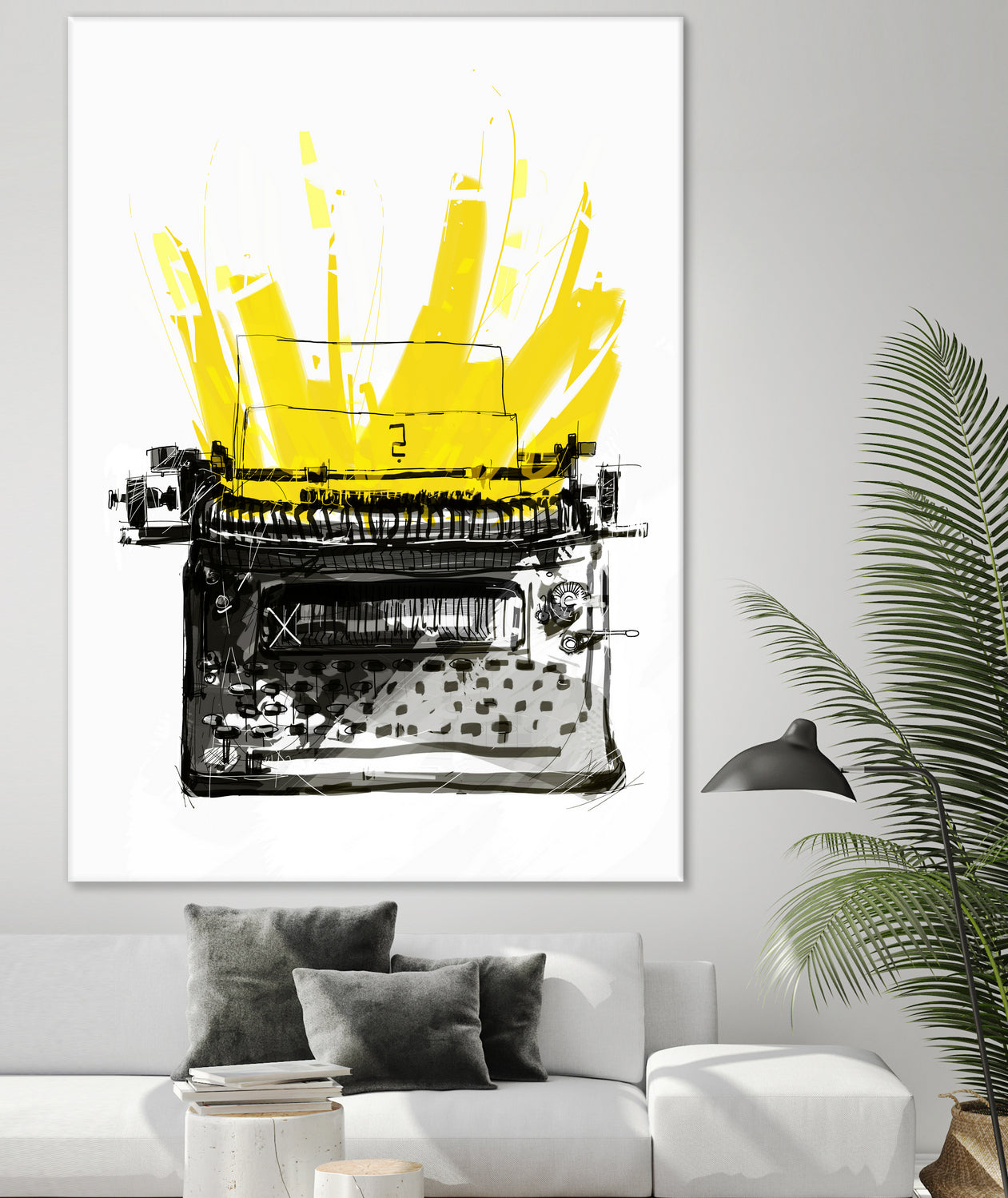 Typewriter by Christopher Paul on GIANT ART - black digital drawing