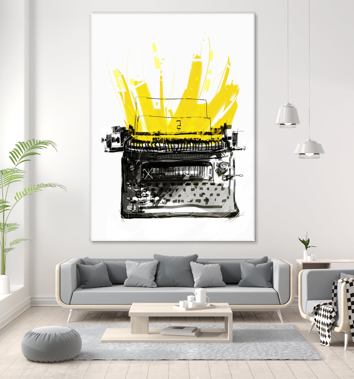 Typewriter by Christopher Paul on GIANT ART - black digital drawing