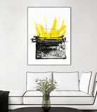 Typewriter by Christopher Paul on GIANT ART - black digital drawing