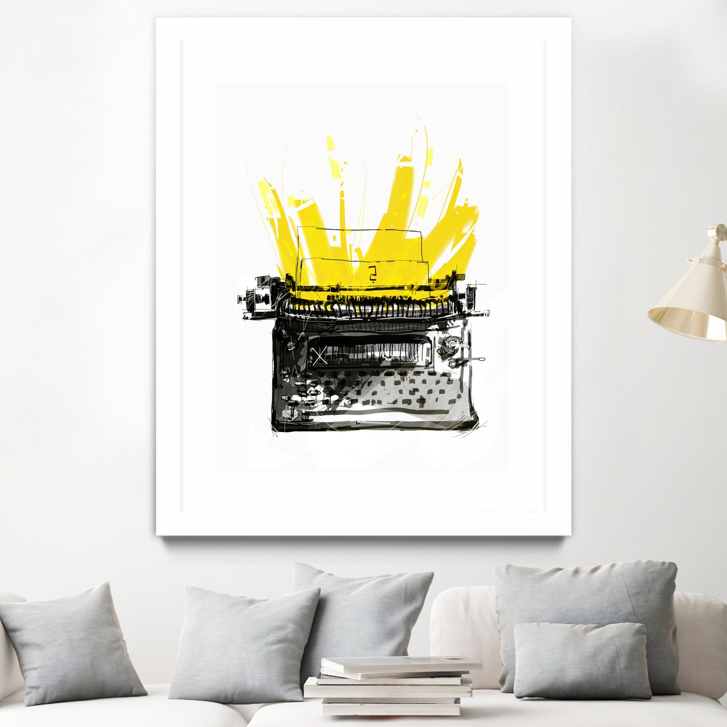 Typewriter by Christopher Paul on GIANT ART - black digital drawing