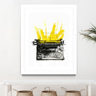 Typewriter by Christopher Paul on GIANT ART - black digital drawing