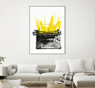 Typewriter by Christopher Paul on GIANT ART - black digital drawing