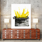 Typewriter by Christopher Paul on GIANT ART - black digital drawing