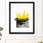 Typewriter by Christopher Paul on GIANT ART - black digital drawing