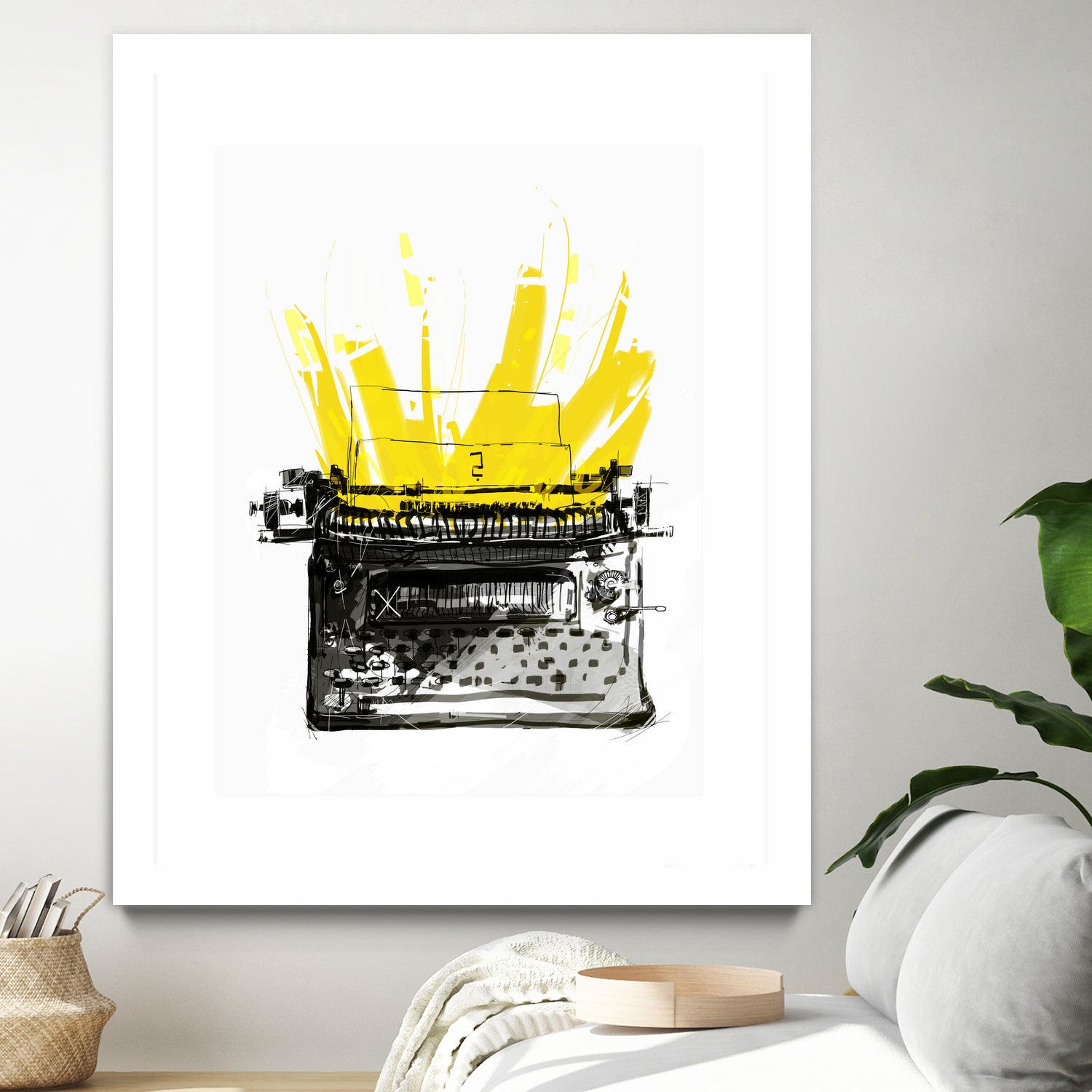 Typewriter by Christopher Paul on GIANT ART - black digital drawing