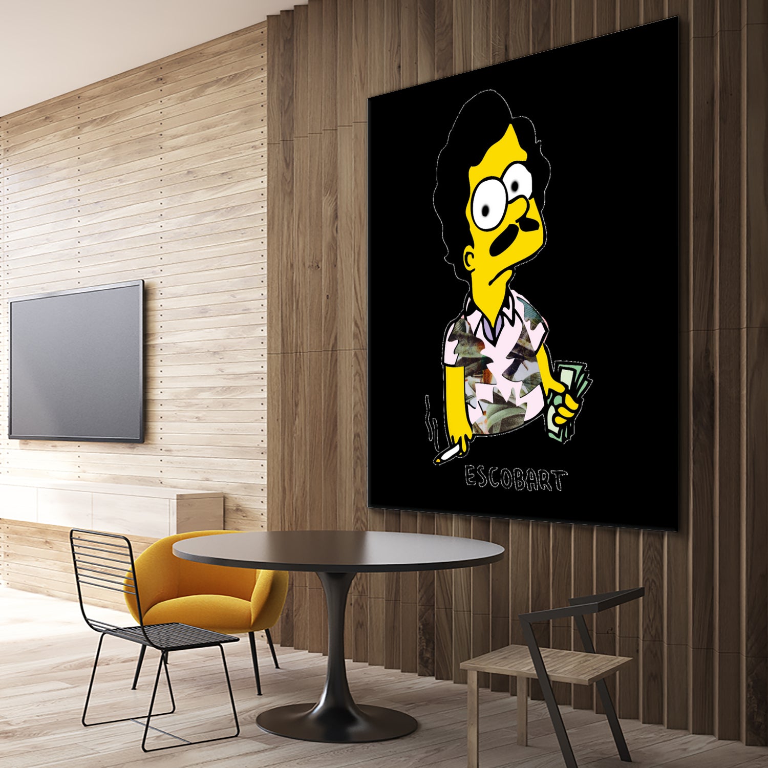 Escobart by Rickety Crafts on GIANT ART - yellow digital drawing