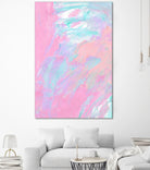 Abstract 2494 by Cecilie Karoline on GIANT ART - pink mixed media