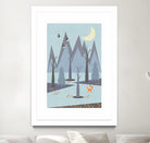 Autumn Feeling by Iveta Sermuksa on GIANT ART - blue vector illustration