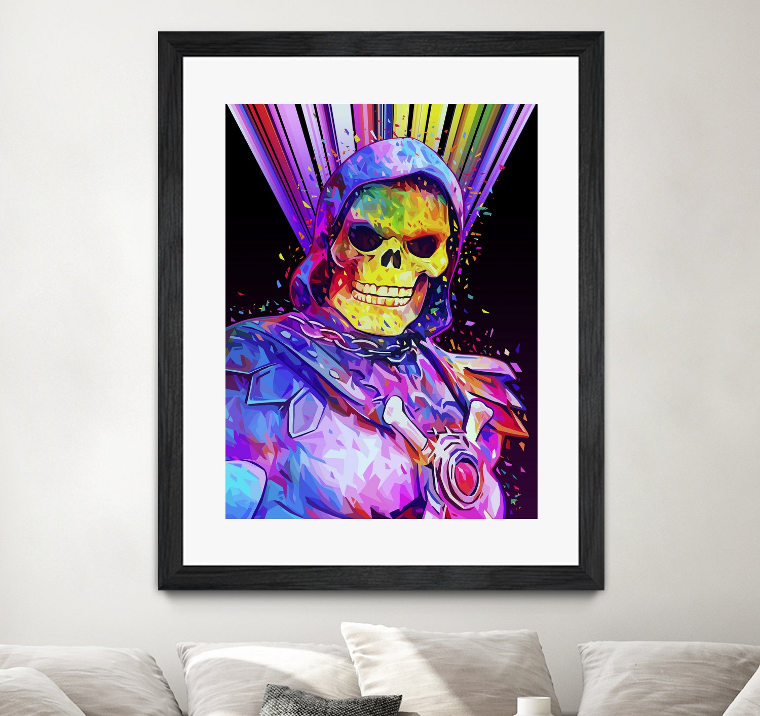 Skeletor by Alessandro Pautasso on GIANT ART - black digital painting