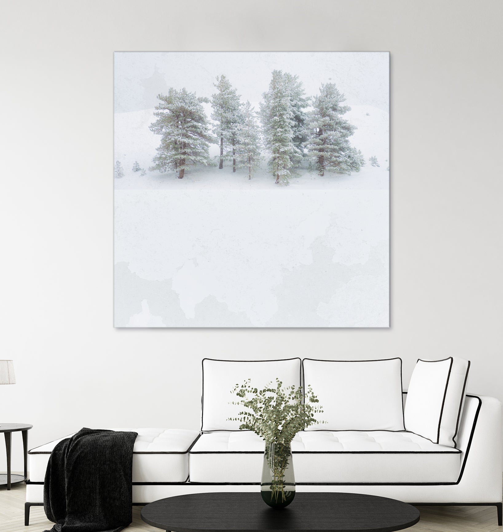 Pines by Antonio Zimbone on GIANT ART - white photo illustration