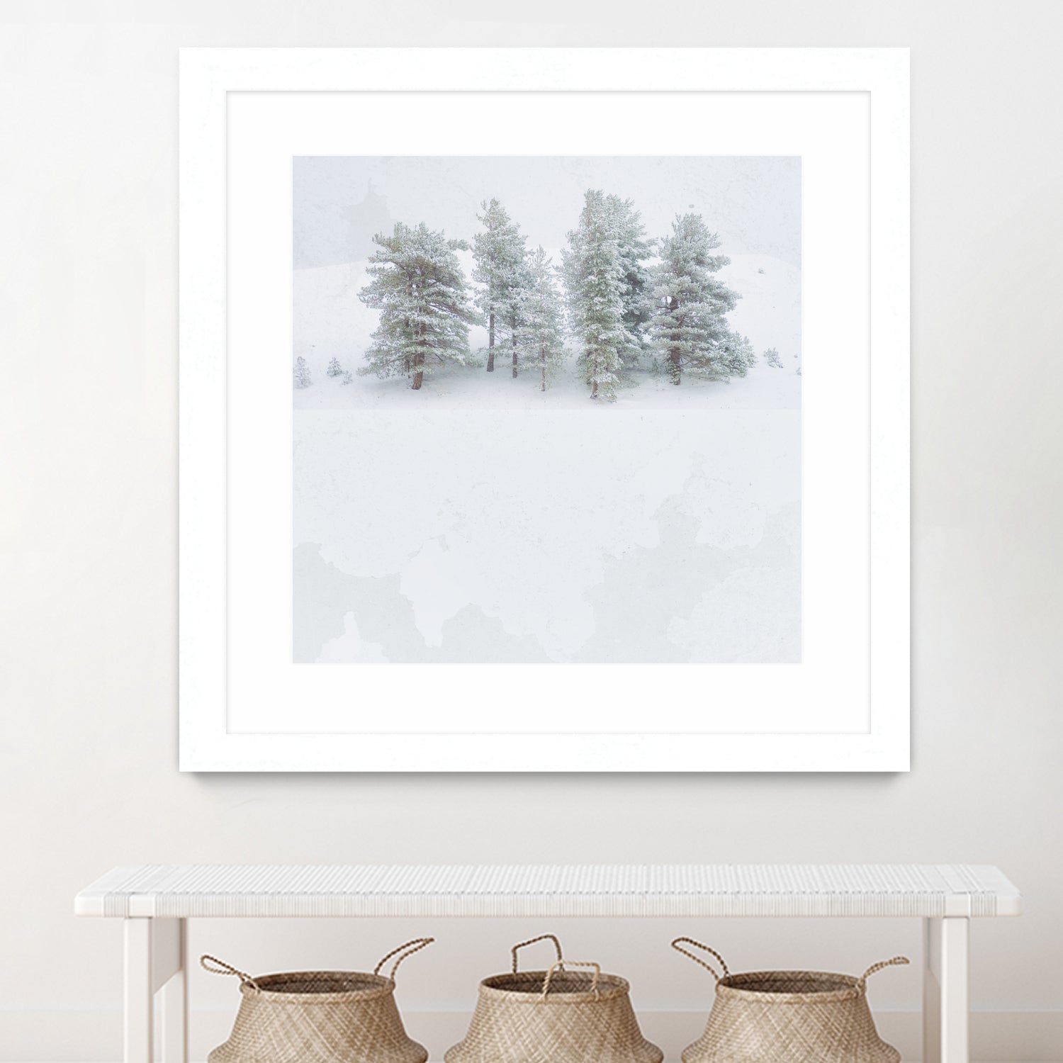 Pines by Antonio Zimbone on GIANT ART - white photo illustration