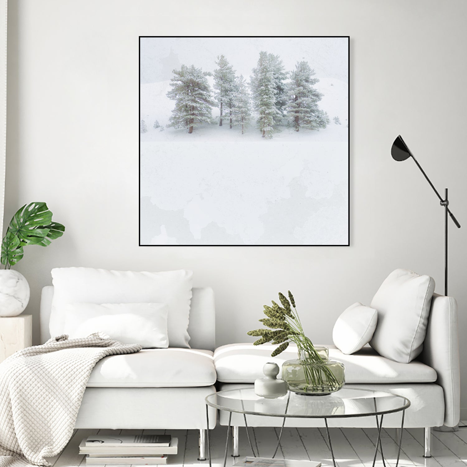 Pines by Antonio Zimbone on GIANT ART - white photo illustration