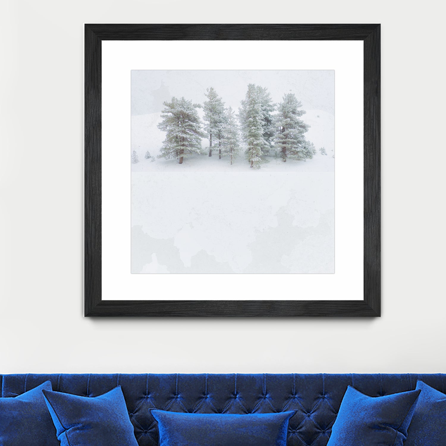 Pines by Antonio Zimbone on GIANT ART - white photo illustration