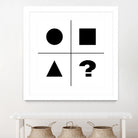 What's next ? Abstract Minimal Black and White Art by Emmanuel Signorino on GIANT ART - black digital painting