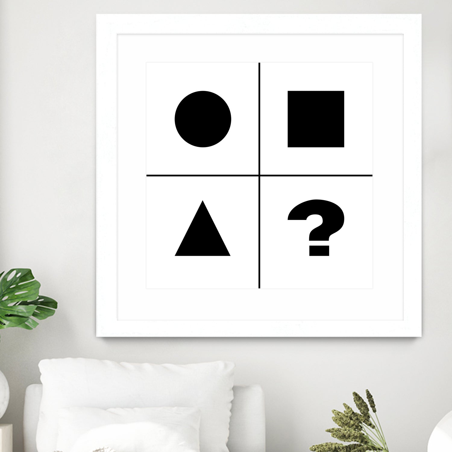 What's next ? Abstract Minimal Black and White Art by Emmanuel Signorino on GIANT ART - black digital painting