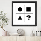 What's next ? Abstract Minimal Black and White Art by Emmanuel Signorino on GIANT ART - black digital painting