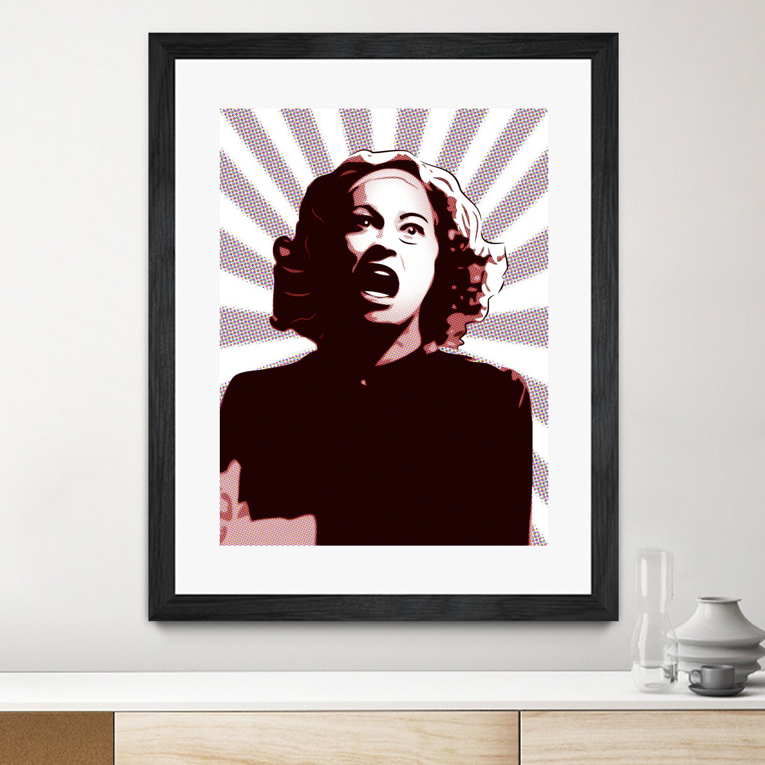 Mommie Dearest | Pop Art by William Cuccio on GIANT ART - black digital painting