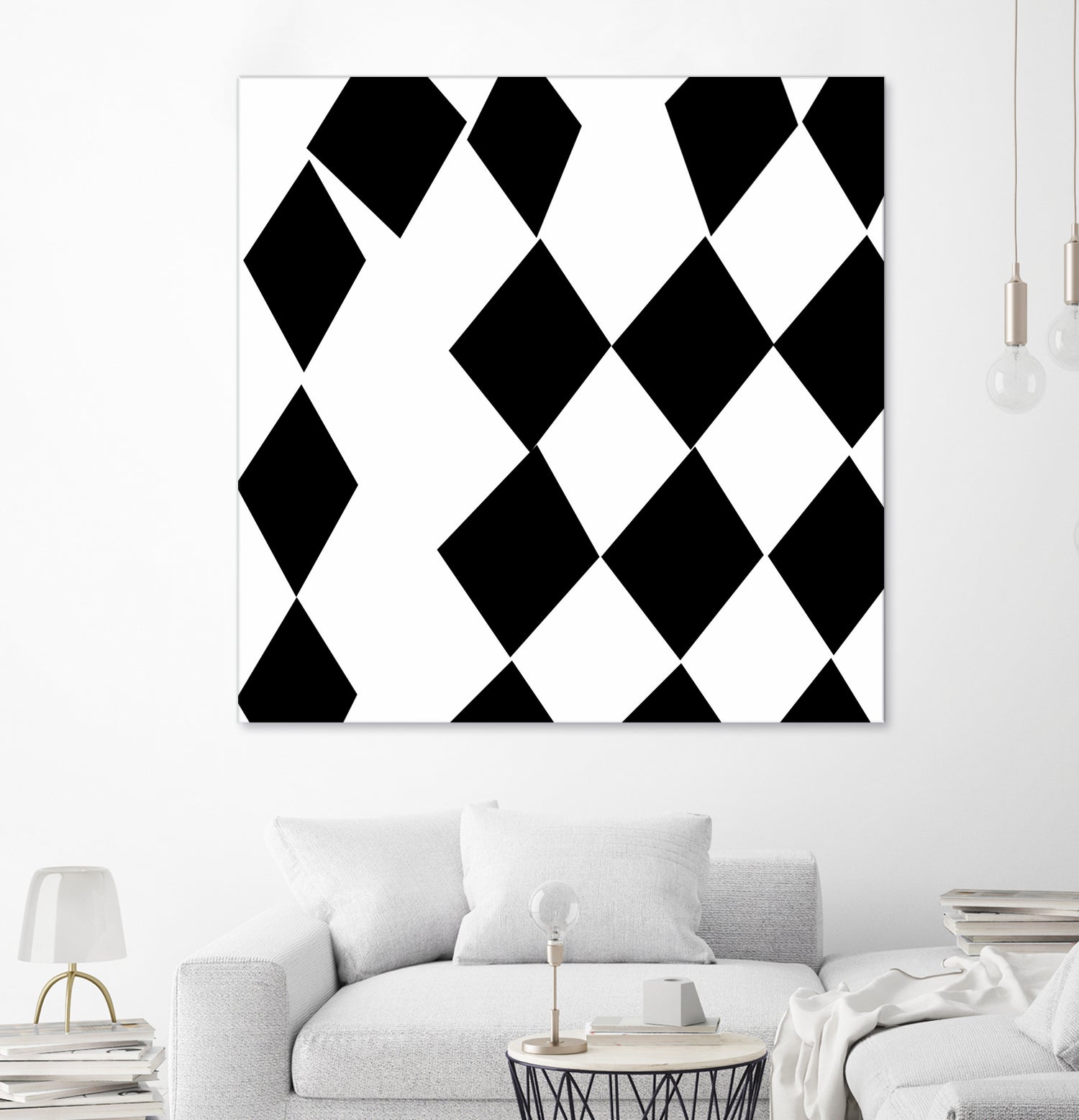 Black and White Harlequin by Katie Lawrence on GIANT ART - white digital drawing