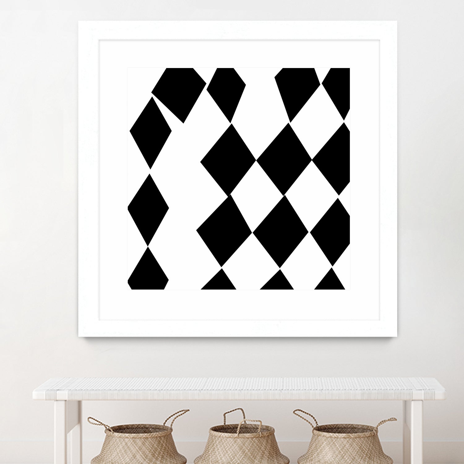 Black and White Harlequin by Katie Lawrence on GIANT ART - white digital drawing