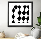 Black and White Harlequin by Katie Lawrence on GIANT ART - white digital drawing