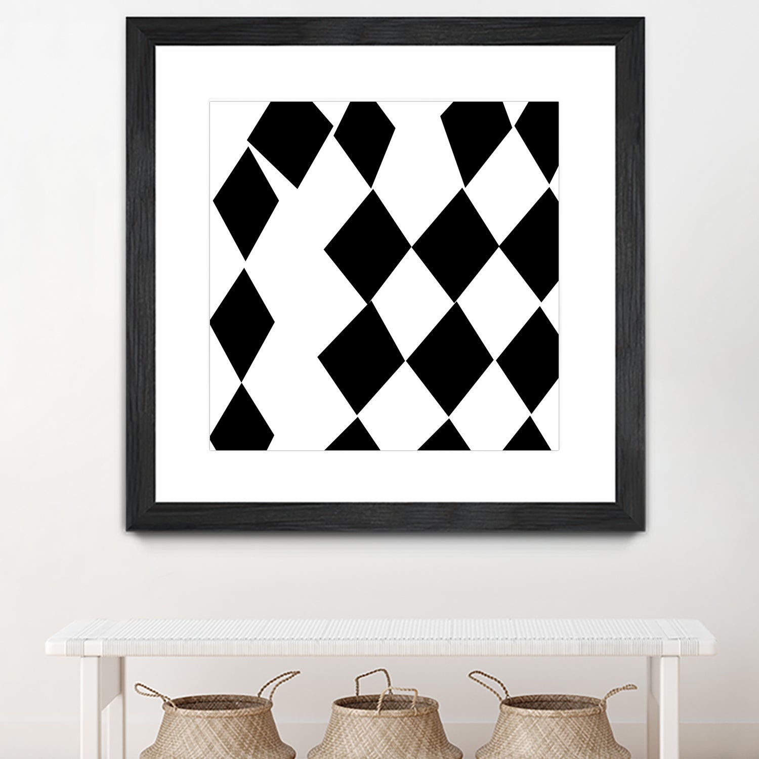 Black and White Harlequin by Katie Lawrence on GIANT ART - white digital drawing