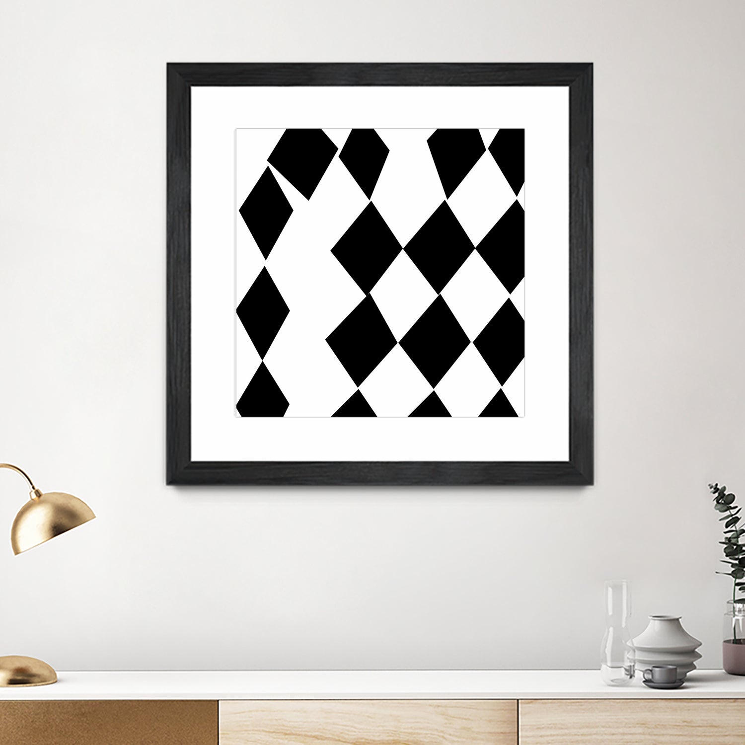 Black and White Harlequin by Katie Lawrence on GIANT ART - white digital drawing